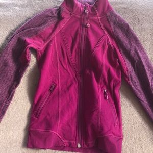 Ivivva Magenta Girls Zip Up Sweater/Jacket Used